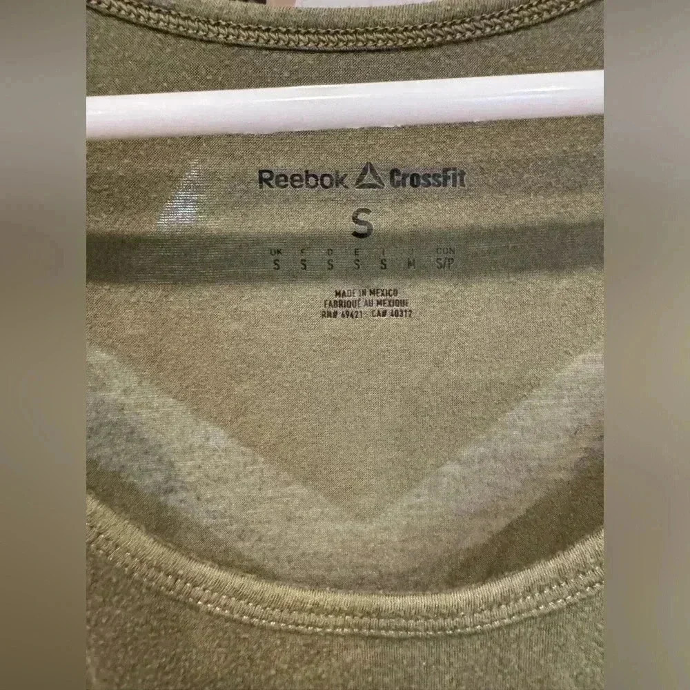 Reebok Army Green Tank Top - Small - Picture 2 of 3